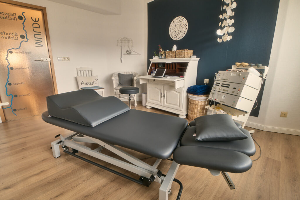Behandlungsraum der Physiotherapie im Therapiezentrum FlowMotion in Dessau